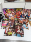 TEN (10) 1990's Beckett Monthlys, ALL BASKETBALL, All One Money incl. Rockets, David Robinson,