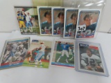 All One Money: Five (5) Jim Kelly cards AND Four (4) Warren Moon Cards. Houston QBs