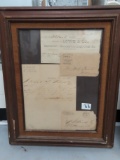 Framed 1881-82 Wholesale Liquor Letterheads, Envelopes and Letter Display Super Estate Find! 21