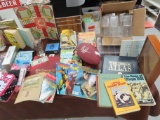 100% NO SHIPPING, PICK-UP ONLY: Table Lot All One Money. Look at Pics, Signed Football, Roycroft