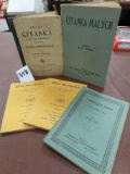 Collection of Czech School Books and Song Books, Wilma and Eddie Petrusek Estates. Bohemian