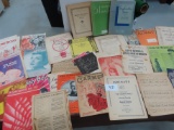 Table Lot of Sheet Music, All One Money. Estate Find, Old Stuff! $17 SHIPPING