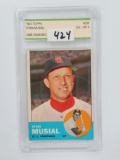 1963 Topps #250 Stan Musial. CMR Graded SIX 6