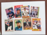 Five (5) Barry Bonds cards incl 1987 Topps Barry Bonds ROOKIE #320. Also included in this Lot is