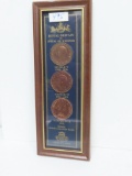 Historic British Coins of The Realm, Royal Britain, House of Windsor. Display. Estate Find