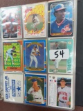 Garage Find! Twenty Pages (mostly baseball, some football) cards incl. Nolan Ryan, Barry Bonds,
