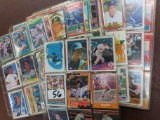 Twenty-Four Pages of Baseball Cards incl HOFers. Will Clark, Nolan Ryan, Roberto Alomar (RC), Nice!
