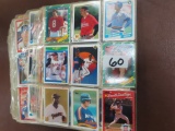 Thirty (30) Sheets of Mostly Baseball Cards incl. Carlton Fisk, Canseco, Nolan Ryan, Kirby Puckett,