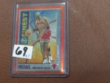 1995-96 Topps Mystery Finest Michael Jordan Card #M1  Orange Bordered