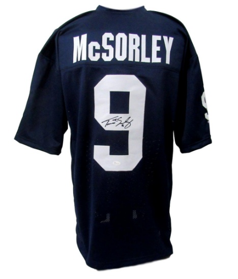 Trace McSorley Signed/Autographed Penn State Blue Jersey JSA