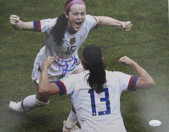 Rose LaVelle USA Women's Soccer Team Signed 11x14 Photo JSA 146066
