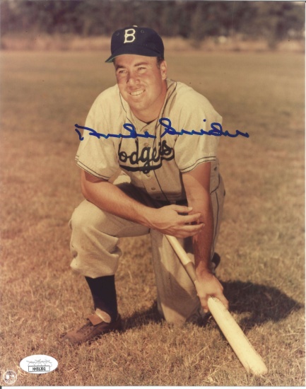 Duke Snider Brooklyn Dodgers HOF Signed/Autographed 8x10 Photo JSA 150789