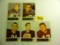 Five (5) 1965 Philadelphia Gum Co. Football Cards, All One Money, 3 Bears and 2 Lions