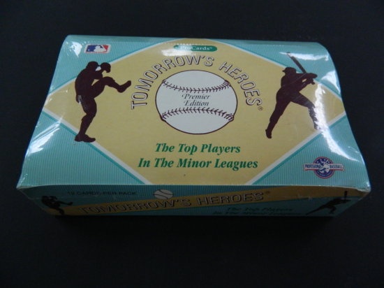 Tomorrow's Heroes ProCards Unopened Wax Box, The Top Players in the Minor Leagues, 12 cards per pack