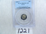 2006-S SILVER Roosevelt Dime PCGS Graded PR69 DC (90% Silver)