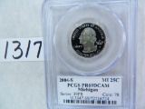 2004-S Michigan Quarter PCGS Graded PR69 DC