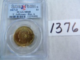 2007-D Thomas Jefferson Dollar, SATIN FINISH, Position A, PCGS Graded MS68