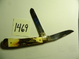 CASE #5254 Two Blade Trapper, Genuine Stag Handles, Made in 1999 or Close too it.