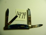 Case 1994 Roman Numeral Second Cut Blue Bone Congress Knife # BSC64052 SS