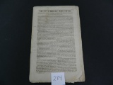 1820's - 1830's Nile's Weekly Register Newspaper, Baltimore, MD. Guaranteed Old!