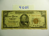 1929 $50 Brown Seal, Minneapolis, Federal Reserve National Currency