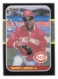 1987 Donruss Barry Larkin of the Cincinnati Reds Rookie Card #492
