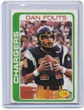 1978 Topps Dan Fouts of the San Diego Chargers Football Card #499