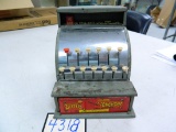 Little Storekeeper Cash Register by Western Stamping Co. Jackson, Michigan. OLD. 6.5
