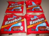 Lot of (4) Unopened and Unsearched 1993 Topps Baseball Series 2 Jumbo Packs