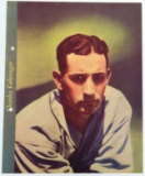 Twenty-Five (25) Charles Gehringer (Baseball HOF) Publicity Print, most likely a premium. hole punch
