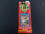 1991 ACE Nolan Ryan (Rangers) Collector Pin with Ryan Baseball Card, UNOPENED,  Mint in Package