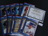 (12) Card Set Government of Guyana, Nolan Ryan Farewell Collection Stamps (size of baseball card)