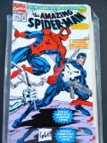 The Amazing Spider-Man #358, Marvel Comic, Punisher. Special Three-Part Gatefold Cover!