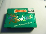 Factory Sealed-Unopened 1991 Donruss Baseball The Rookies Factory Card Set, 56 Cards & 15 Puzzle pcs