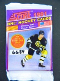 Six (6) Unopened Packs of 1991 Score NHL Hockey Cards, 15 cards per pack, all one money
