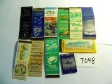 Eleven (11) 1930s-1940's Matchbook Covers, All One Money