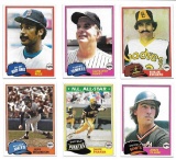 Lot of (6) different 1981 Topps Baseball Star Cards!