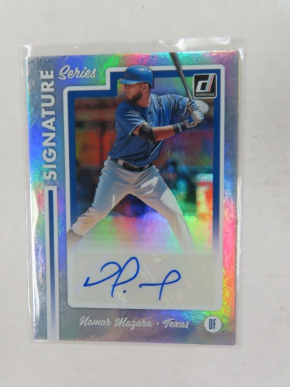 NOMAR MAZARA 2017 Donruss/Panini Signature Series Signed Card