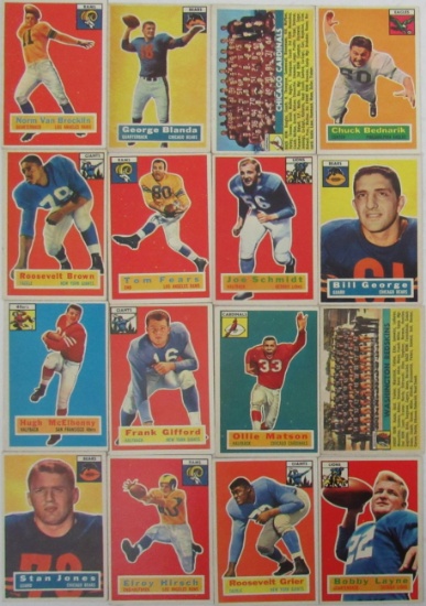 1956 Topps Football Trading Cards Complete Set of (120) Cards 154712