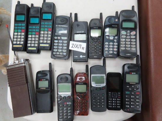Vintage Cell Phone Collection incl 3 Blockbuster Radios? Untested All One Money.