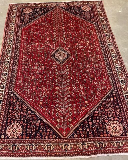 6 ft 6 inch by 9 by 9 inch Persian Abdeh Persian Hand Tied Rug. Retail $4600. $119 SHIPPING