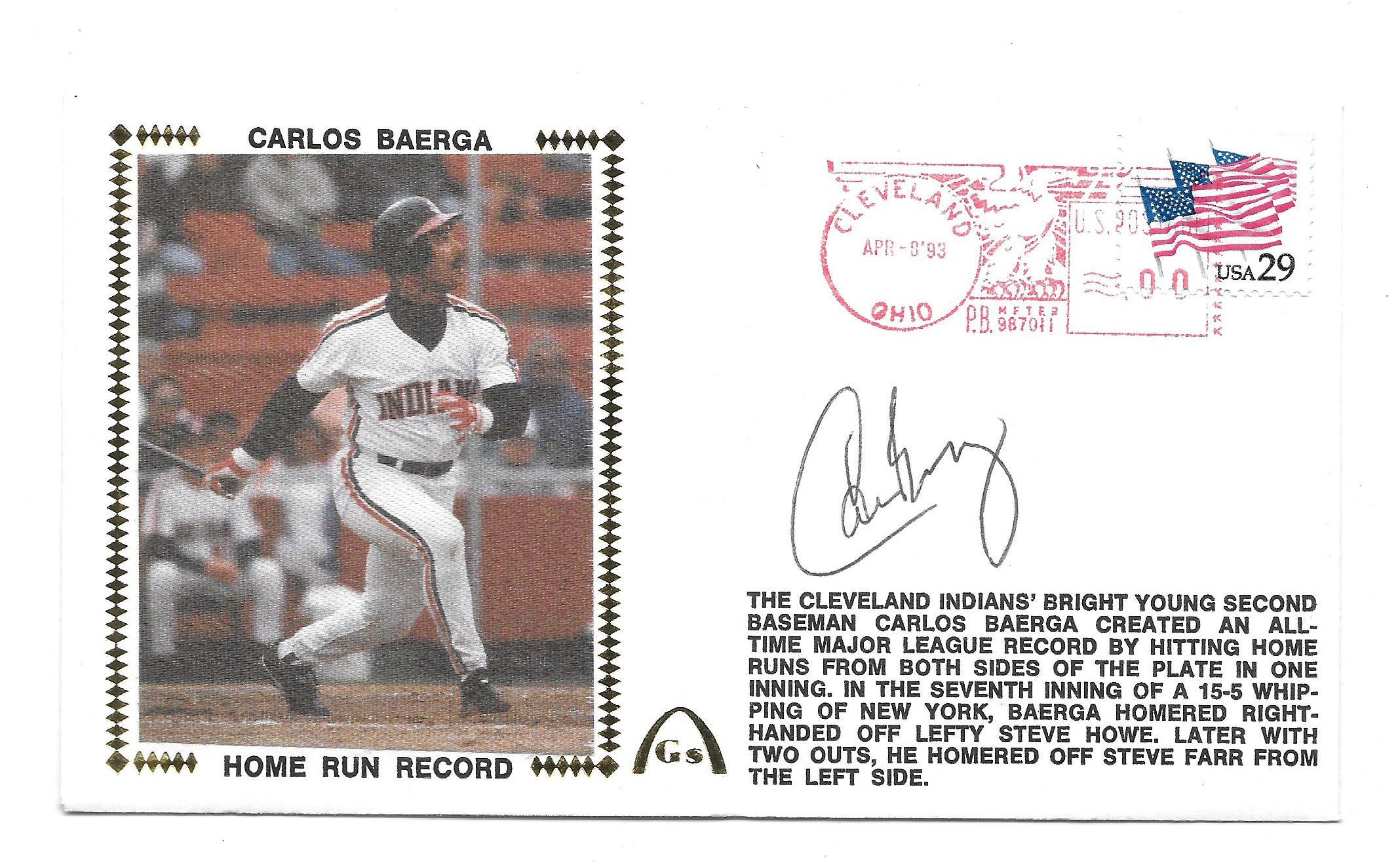 Carlos Baerga autographed Baseball Card (Cleveland Indians