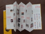 125 years of baseball fold-out book