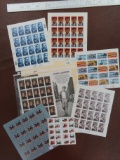 Uncut Stamp Collection incl. James Dean, Black Heritage, Military Academy, Antique Toys, Steamboats
