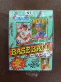 Factory Sealed, Unopened. 1991 Donruss Baseball, Series 2 Box with 36 unopened packs