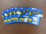 Six (6) 1989 Unopened Packs of Pacific Baseball Legend, pull a Mantle!