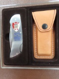 UNUSED, Zippo knife presented by Julius W Gates, Sergeant Major of the Army, United States.
