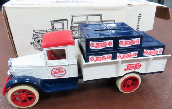 Pepsi-Cola ERTL 1931 Hawkeye Truck Die Cast Bank