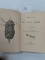 1906 Romance of the Insect World. Note: Spine Loss, Document Incl: 1883 Death Certificate