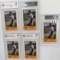 Five (5) For One Money: Kevin Millwood 1994 Macon Braves Fleer/Procards #2200, Beckett graded 9 and